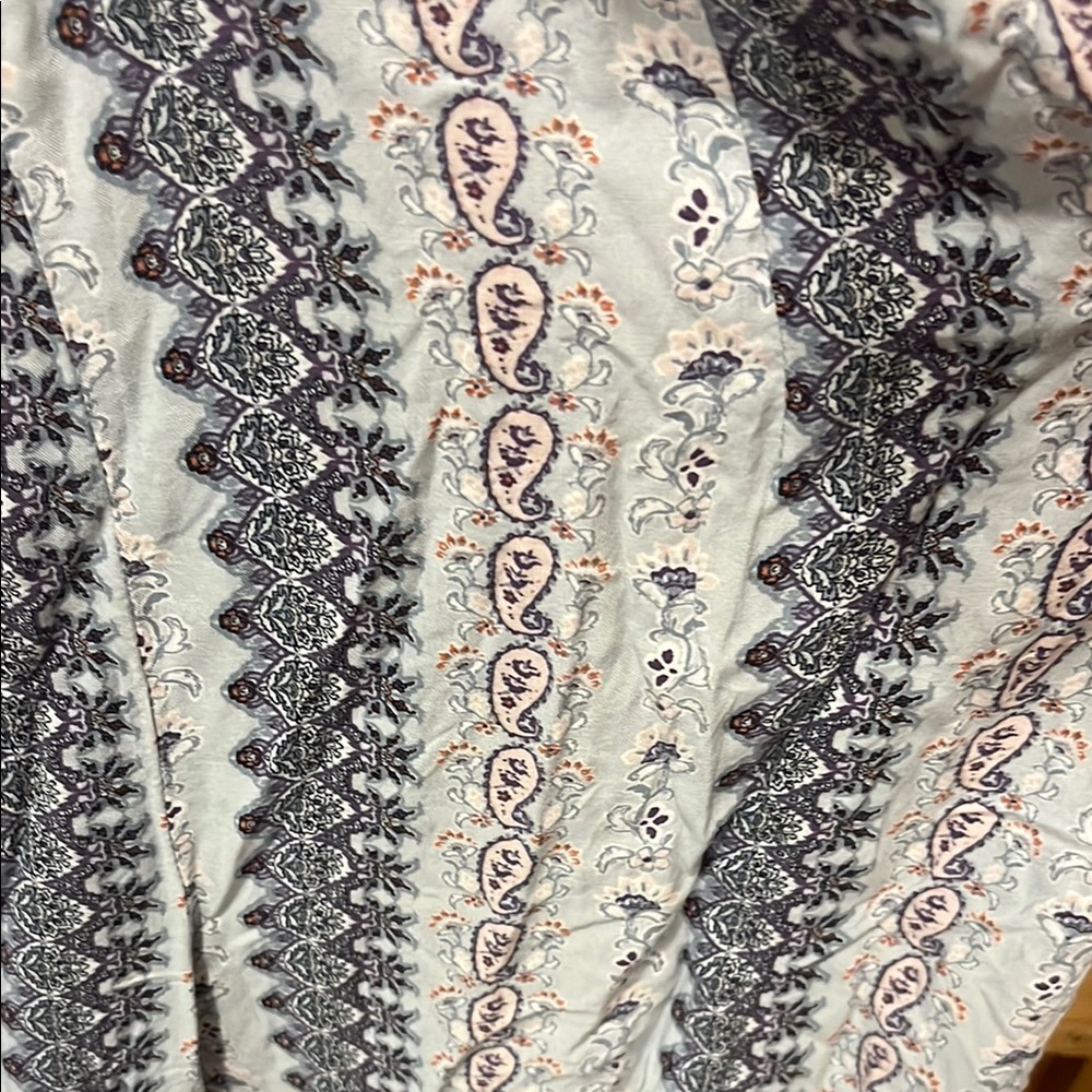Nevena Rae Light Blue Paisley Patterned Jumpsuit - Picture 8 of 15